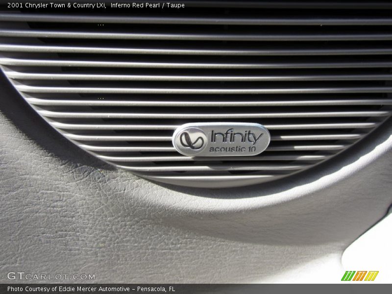 Inferno Red Pearl / Taupe 2001 Chrysler Town & Country LXi