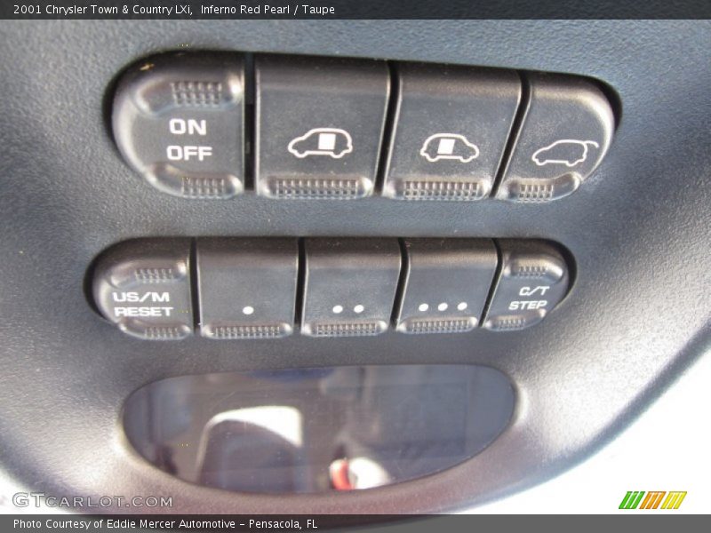 Inferno Red Pearl / Taupe 2001 Chrysler Town & Country LXi