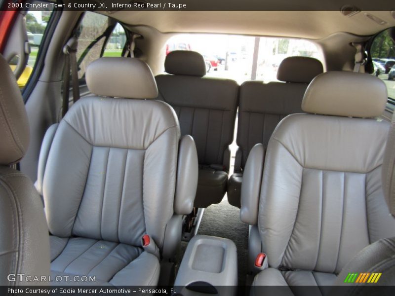 Inferno Red Pearl / Taupe 2001 Chrysler Town & Country LXi