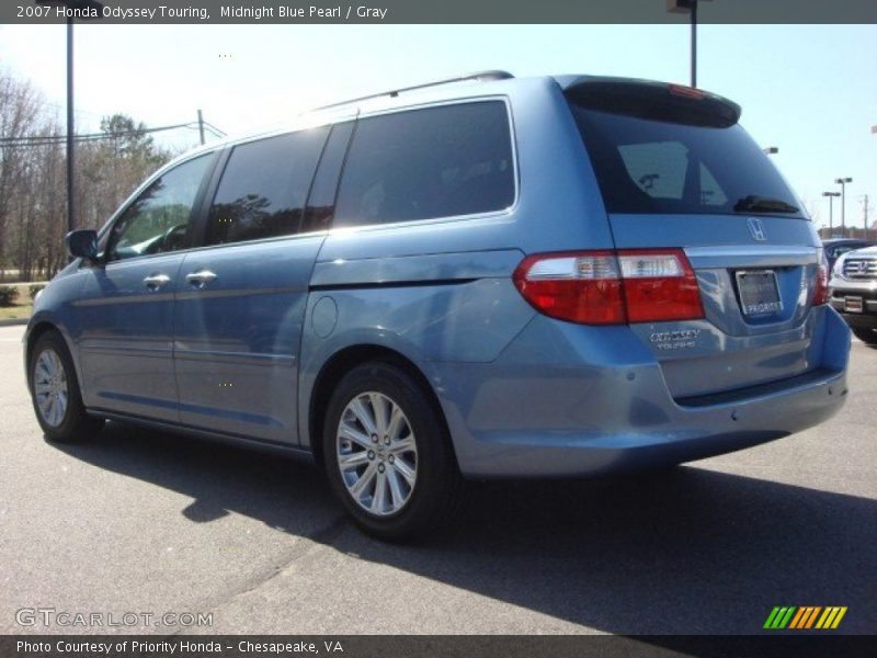 Midnight Blue Pearl / Gray 2007 Honda Odyssey Touring