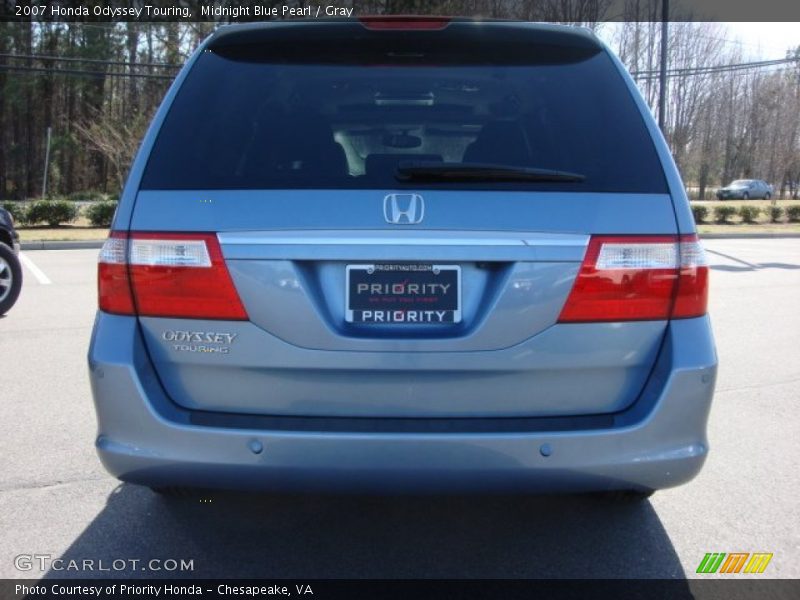 Midnight Blue Pearl / Gray 2007 Honda Odyssey Touring