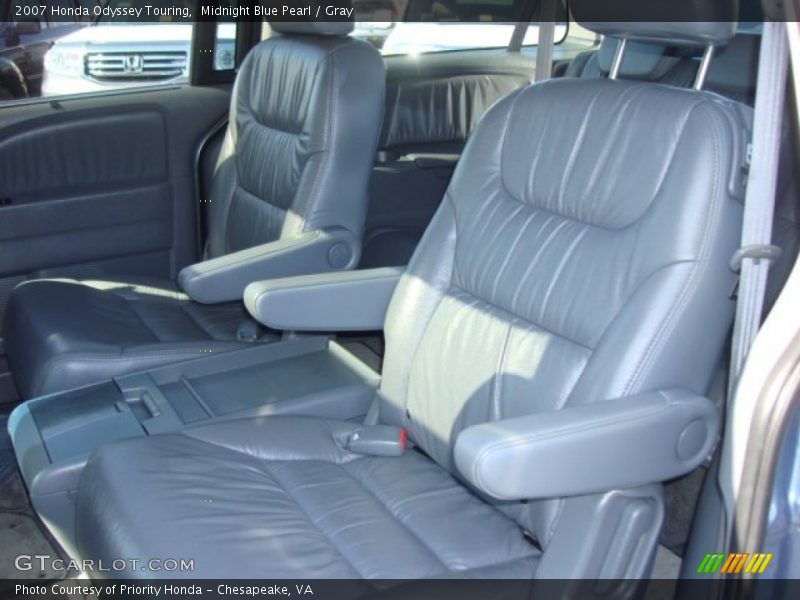 Midnight Blue Pearl / Gray 2007 Honda Odyssey Touring
