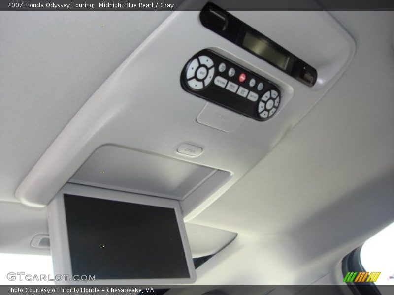 Midnight Blue Pearl / Gray 2007 Honda Odyssey Touring