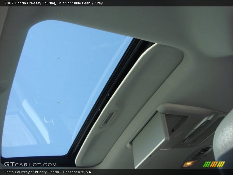 Midnight Blue Pearl / Gray 2007 Honda Odyssey Touring