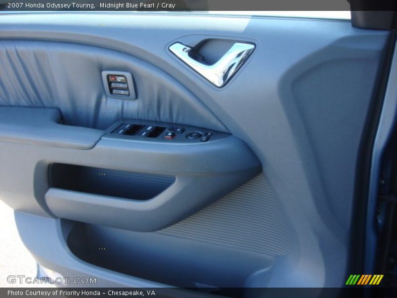 Midnight Blue Pearl / Gray 2007 Honda Odyssey Touring