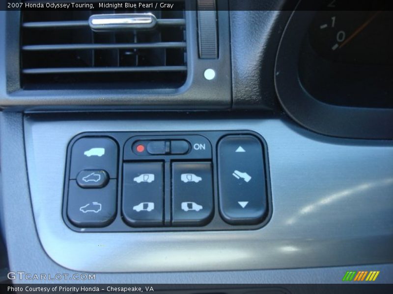 Midnight Blue Pearl / Gray 2007 Honda Odyssey Touring