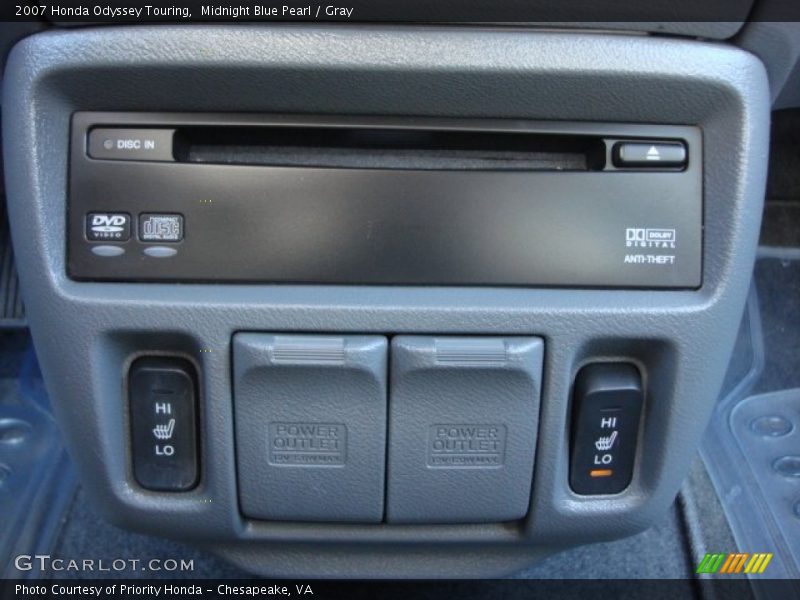 Midnight Blue Pearl / Gray 2007 Honda Odyssey Touring