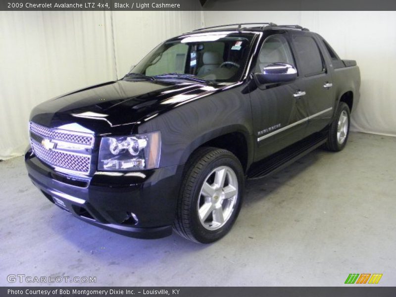 Black / Light Cashmere 2009 Chevrolet Avalanche LTZ 4x4