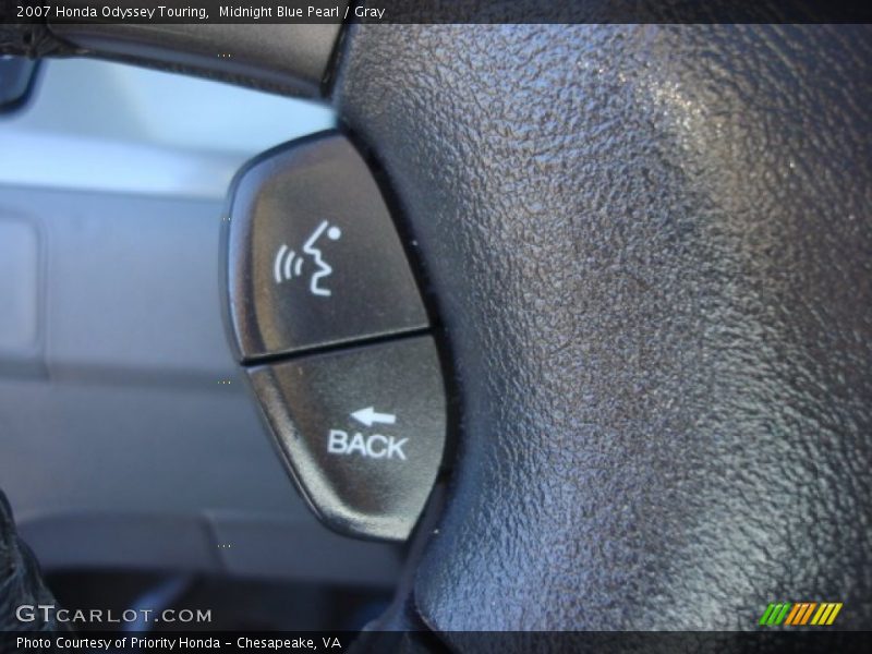 Midnight Blue Pearl / Gray 2007 Honda Odyssey Touring