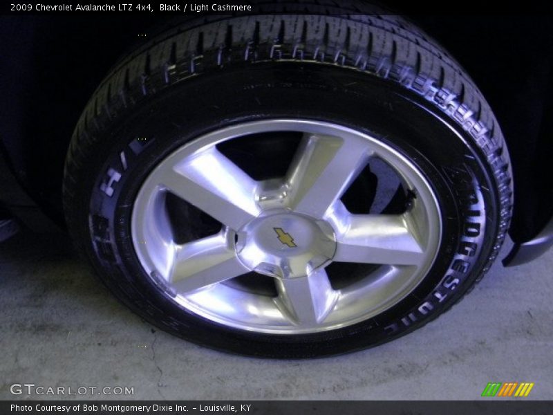 Black / Light Cashmere 2009 Chevrolet Avalanche LTZ 4x4