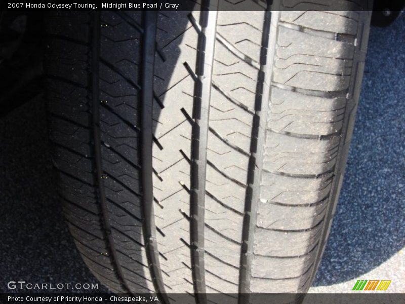 Midnight Blue Pearl / Gray 2007 Honda Odyssey Touring