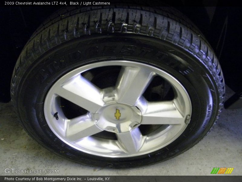 Black / Light Cashmere 2009 Chevrolet Avalanche LTZ 4x4