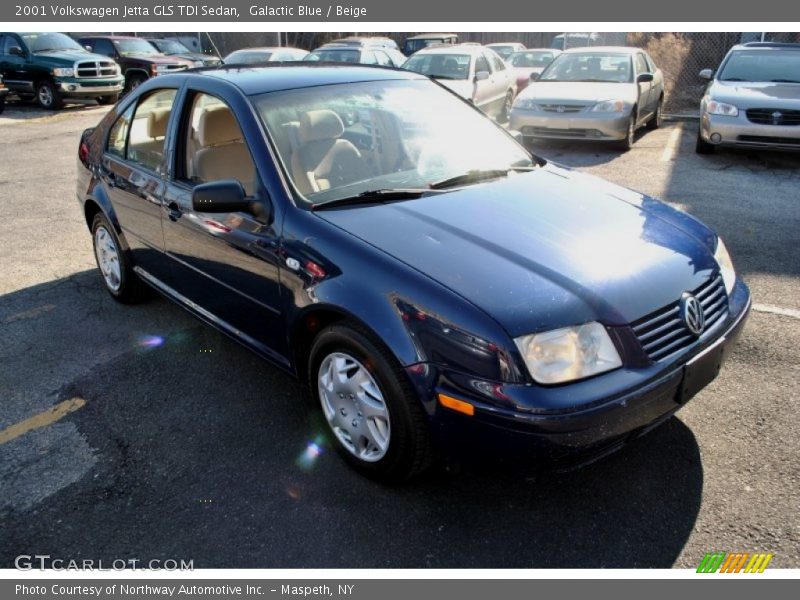 Galactic Blue / Beige 2001 Volkswagen Jetta GLS TDI Sedan