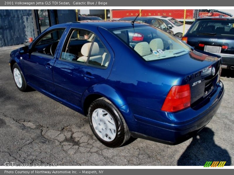 Galactic Blue / Beige 2001 Volkswagen Jetta GLS TDI Sedan
