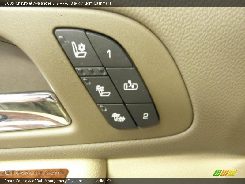 Black / Light Cashmere 2009 Chevrolet Avalanche LTZ 4x4