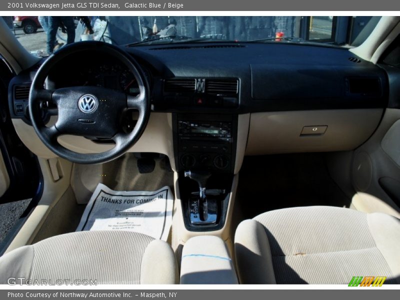 Galactic Blue / Beige 2001 Volkswagen Jetta GLS TDI Sedan