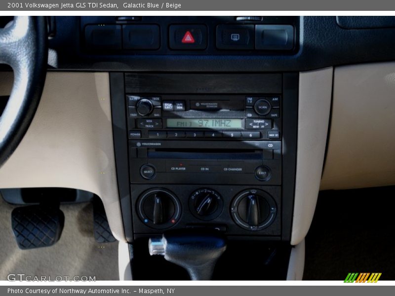 Galactic Blue / Beige 2001 Volkswagen Jetta GLS TDI Sedan