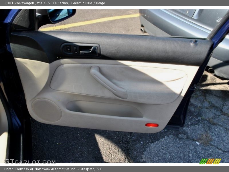Galactic Blue / Beige 2001 Volkswagen Jetta GLS TDI Sedan