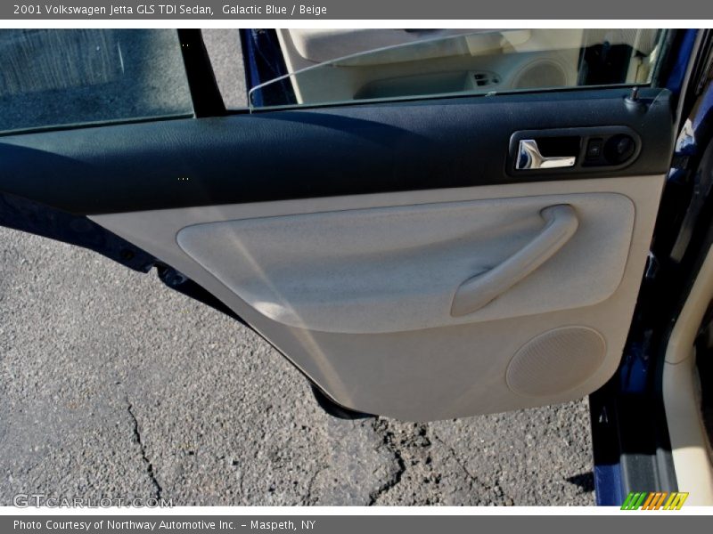 Galactic Blue / Beige 2001 Volkswagen Jetta GLS TDI Sedan