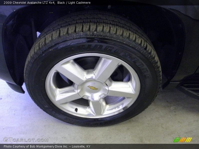 Black / Light Cashmere 2009 Chevrolet Avalanche LTZ 4x4