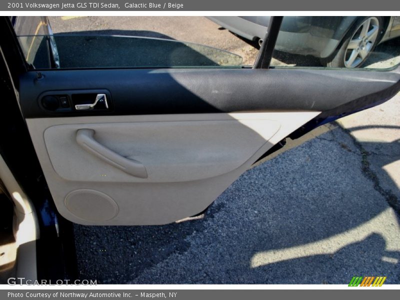 Galactic Blue / Beige 2001 Volkswagen Jetta GLS TDI Sedan