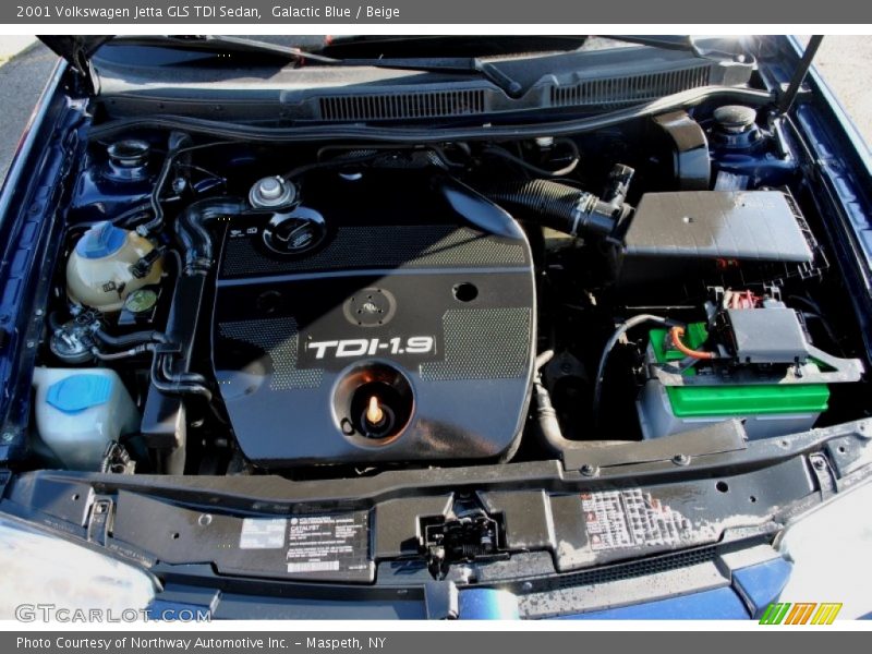 Galactic Blue / Beige 2001 Volkswagen Jetta GLS TDI Sedan