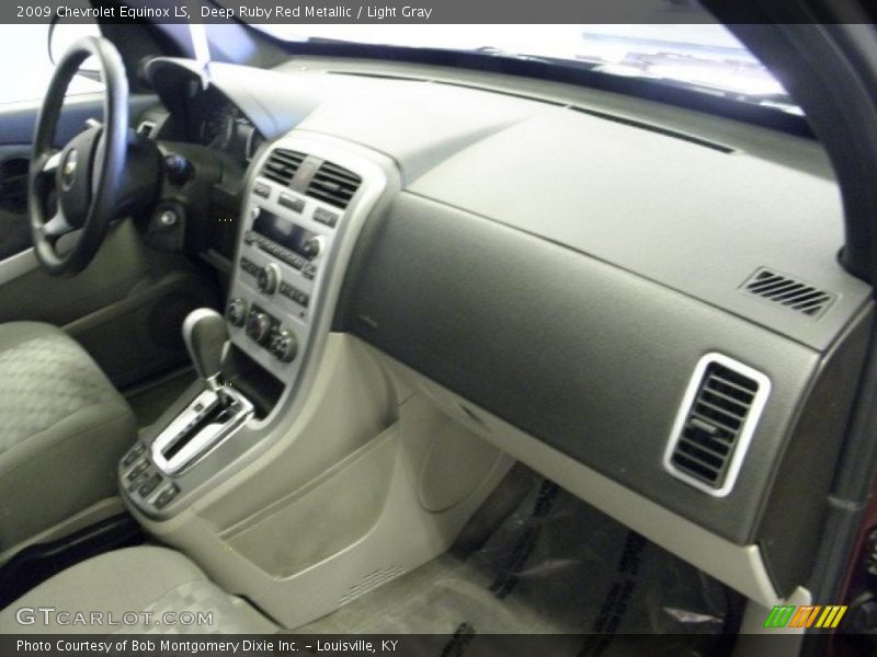 Deep Ruby Red Metallic / Light Gray 2009 Chevrolet Equinox LS