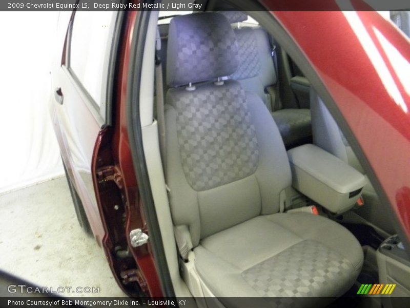 Deep Ruby Red Metallic / Light Gray 2009 Chevrolet Equinox LS