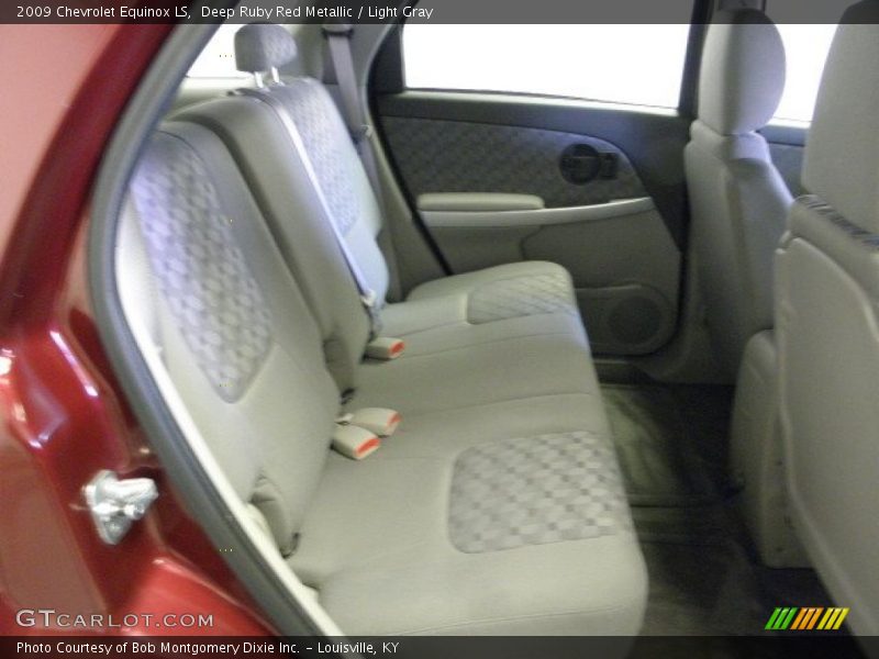 Deep Ruby Red Metallic / Light Gray 2009 Chevrolet Equinox LS