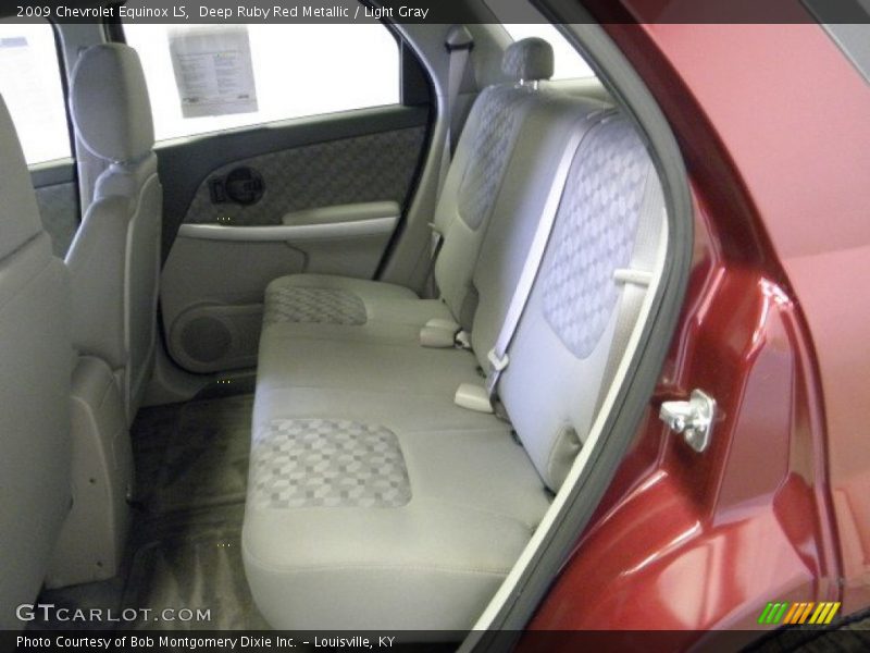 Deep Ruby Red Metallic / Light Gray 2009 Chevrolet Equinox LS