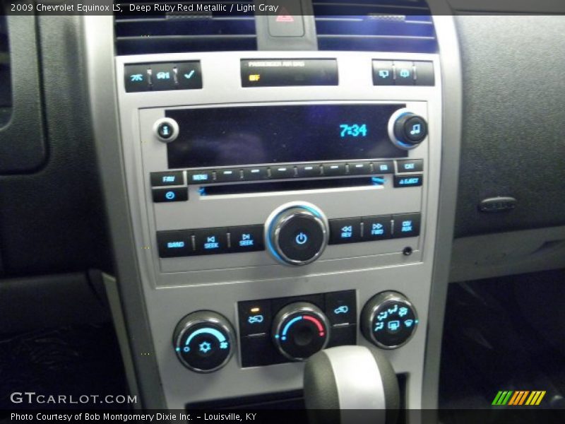 Deep Ruby Red Metallic / Light Gray 2009 Chevrolet Equinox LS