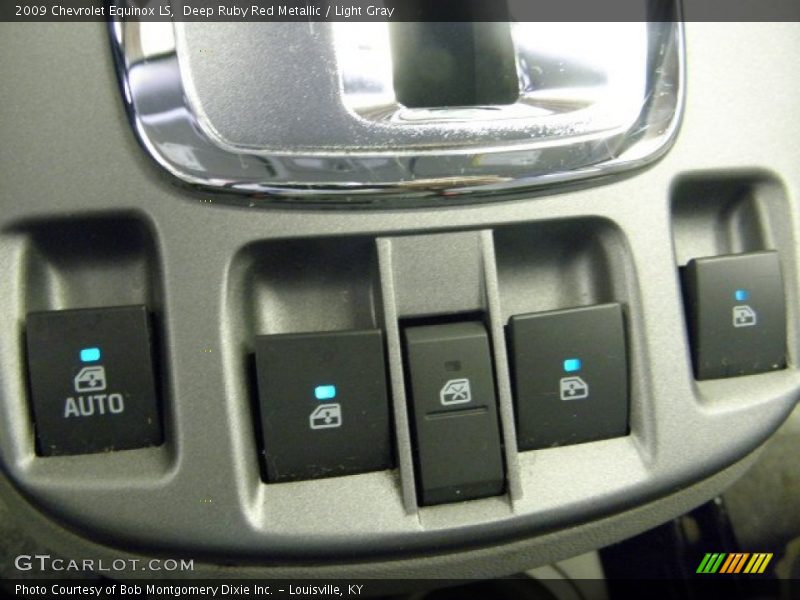 Deep Ruby Red Metallic / Light Gray 2009 Chevrolet Equinox LS