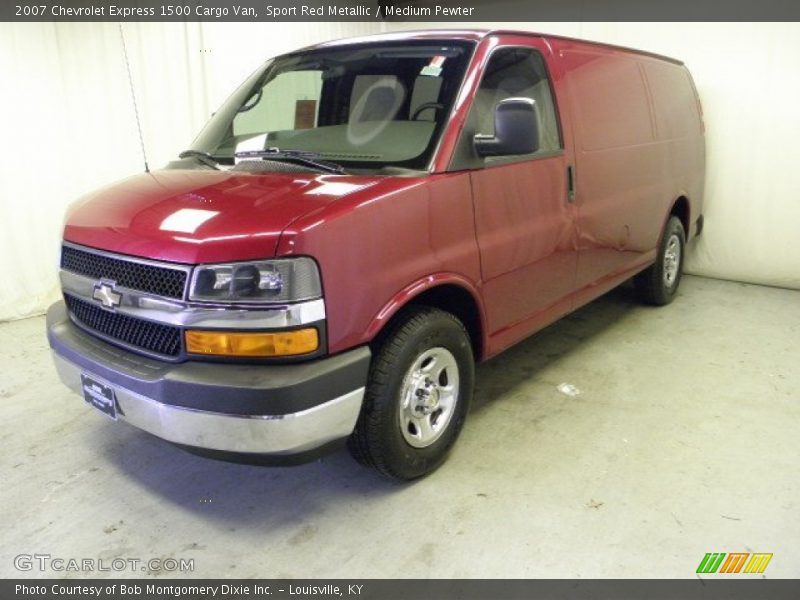 Sport Red Metallic / Medium Pewter 2007 Chevrolet Express 1500 Cargo Van
