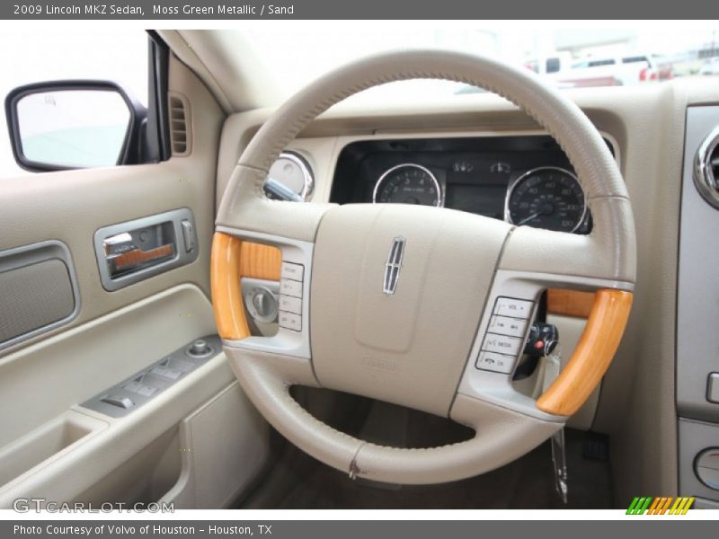 Moss Green Metallic / Sand 2009 Lincoln MKZ Sedan