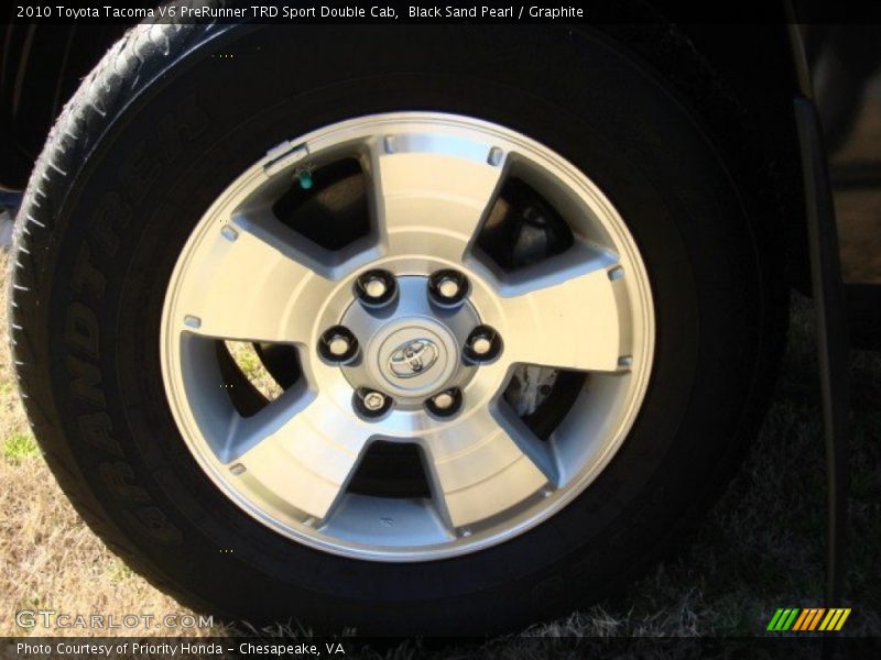 Black Sand Pearl / Graphite 2010 Toyota Tacoma V6 PreRunner TRD Sport Double Cab