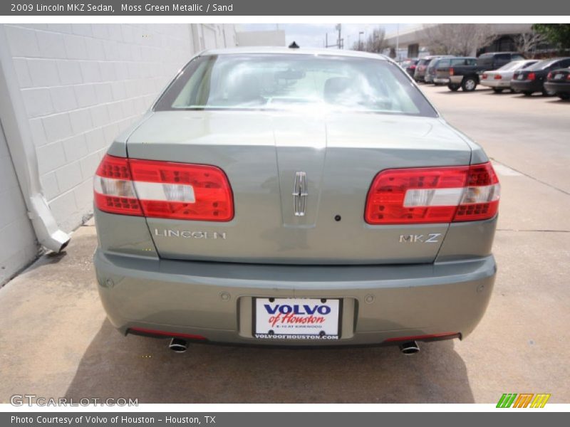 Moss Green Metallic / Sand 2009 Lincoln MKZ Sedan