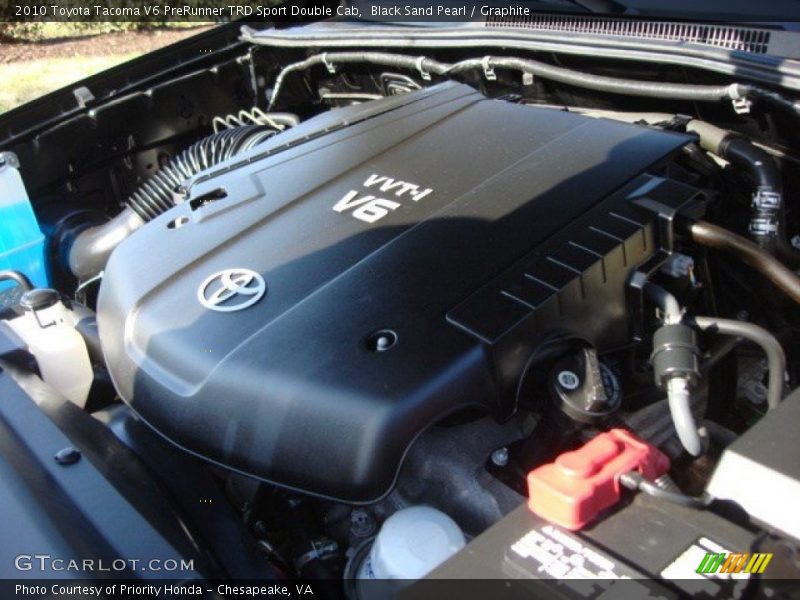 Black Sand Pearl / Graphite 2010 Toyota Tacoma V6 PreRunner TRD Sport Double Cab
