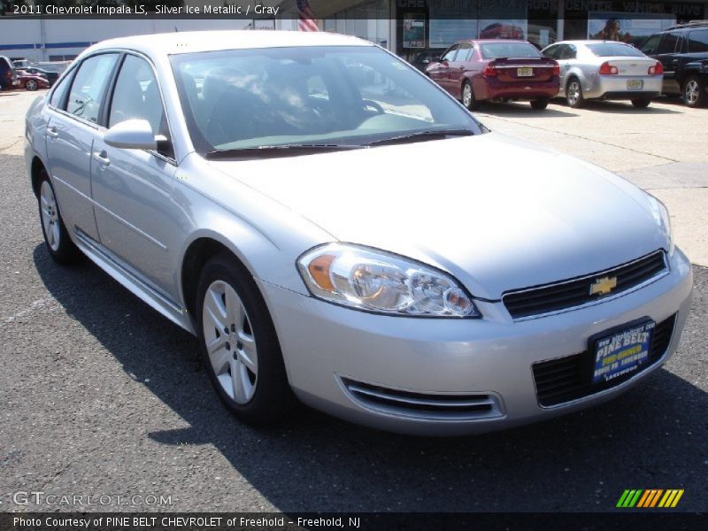 Silver Ice Metallic / Gray 2011 Chevrolet Impala LS