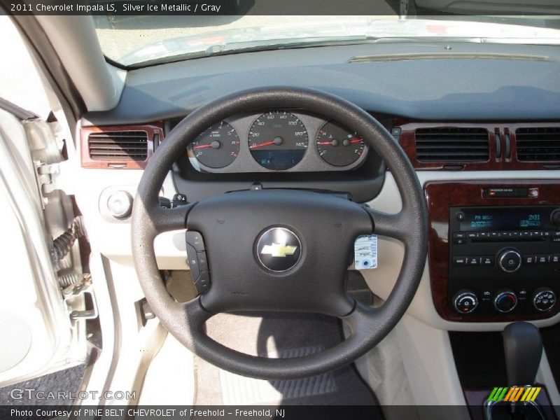 Silver Ice Metallic / Gray 2011 Chevrolet Impala LS