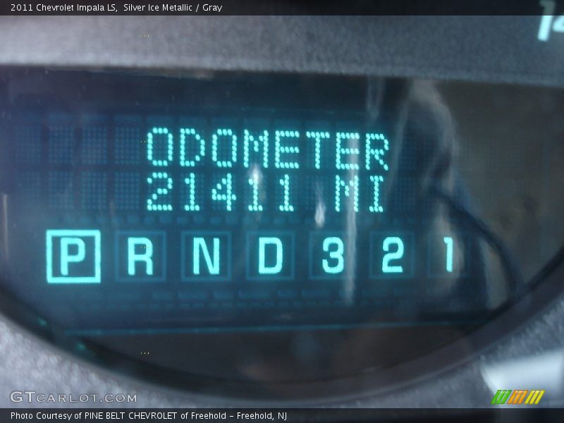 Silver Ice Metallic / Gray 2011 Chevrolet Impala LS