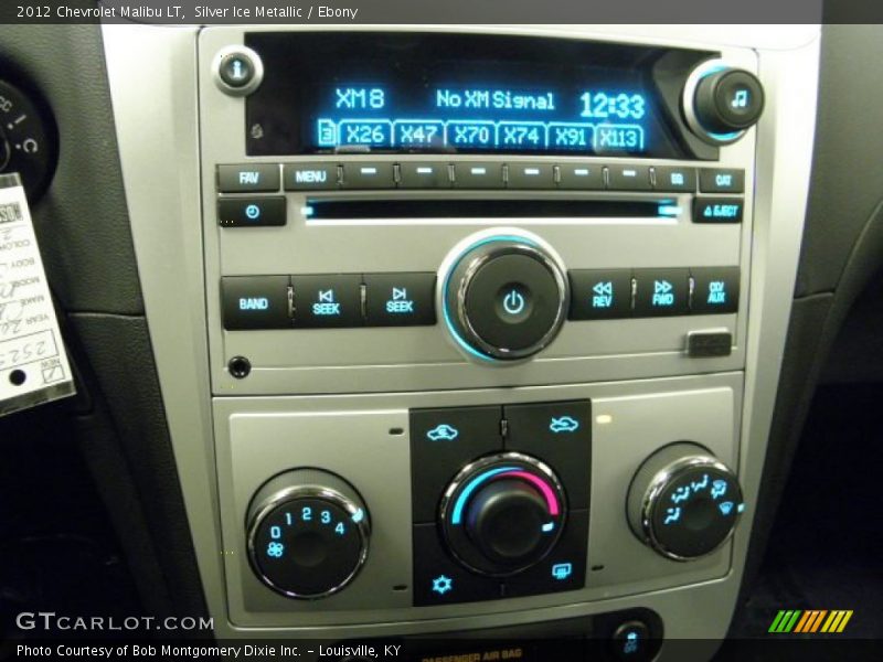 Silver Ice Metallic / Ebony 2012 Chevrolet Malibu LT