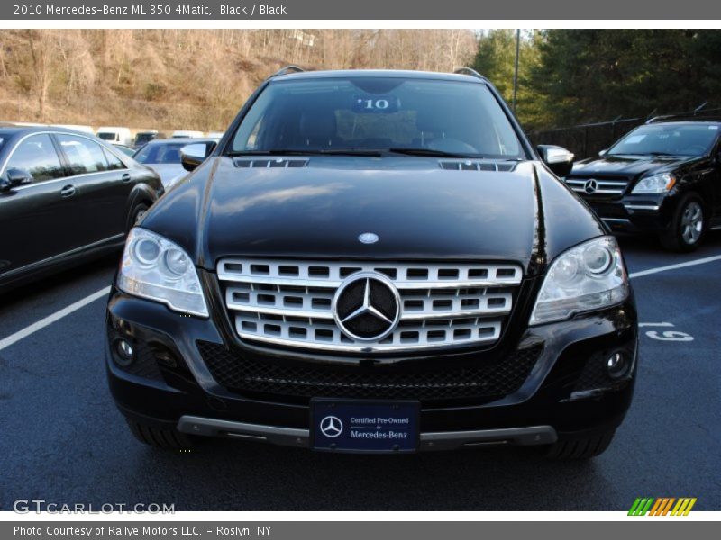 Black / Black 2010 Mercedes-Benz ML 350 4Matic