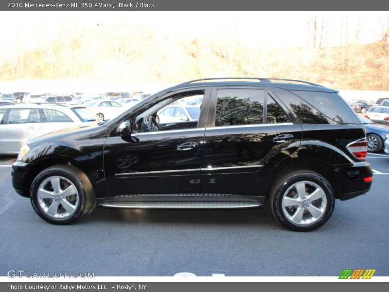 Black / Black 2010 Mercedes-Benz ML 350 4Matic