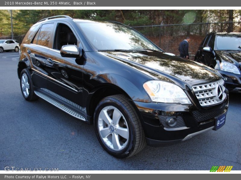 Black / Black 2010 Mercedes-Benz ML 350 4Matic