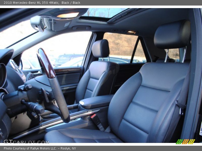 Black / Black 2010 Mercedes-Benz ML 350 4Matic