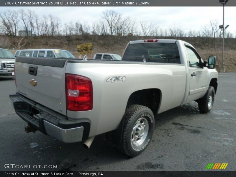 Silver Birch Metallic / Ebony 2007 Chevrolet Silverado 2500HD LT Regular Cab 4x4