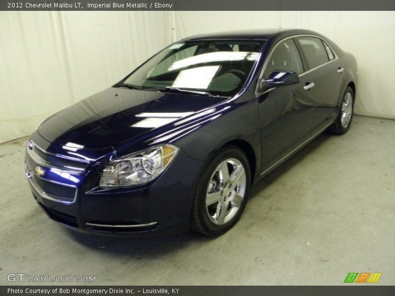 Imperial Blue Metallic / Ebony 2012 Chevrolet Malibu LT