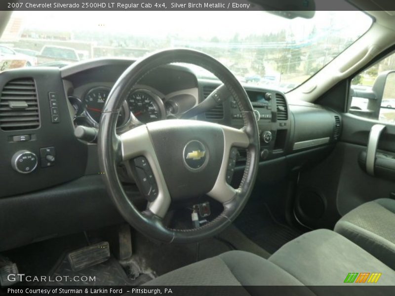 Silver Birch Metallic / Ebony 2007 Chevrolet Silverado 2500HD LT Regular Cab 4x4
