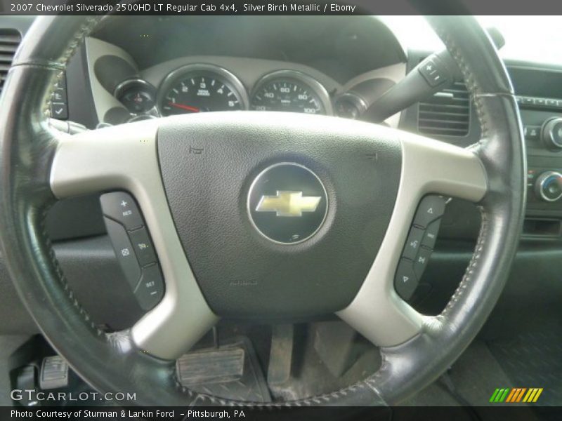 Silver Birch Metallic / Ebony 2007 Chevrolet Silverado 2500HD LT Regular Cab 4x4