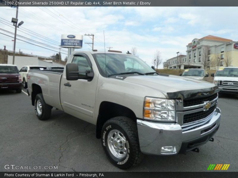 Silver Birch Metallic / Ebony 2007 Chevrolet Silverado 2500HD LT Regular Cab 4x4